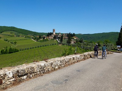 Badia a Passignano, vinhedos de Antinori.